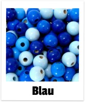 Perlen blau